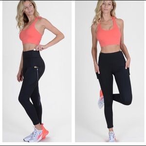 High waist workout leggings with pockets!